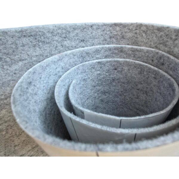VANUE Camper FILZ Lichtgrau 703, eins. selbstklebend 2,5 mm dick, 1 m, Breite 1,5 m